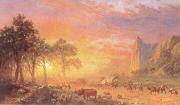 Albert Bierstadt The Oregon Trail china oil painting reproduction